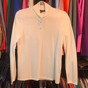 Banana Republic Factory Off-White Turtleneck Sweater Small